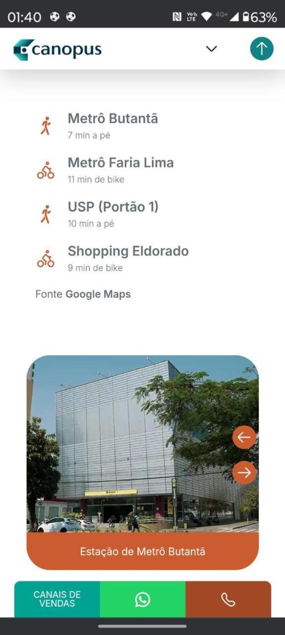 Căn hộ Lindo Flat No Butanta! Prox A Usp! *