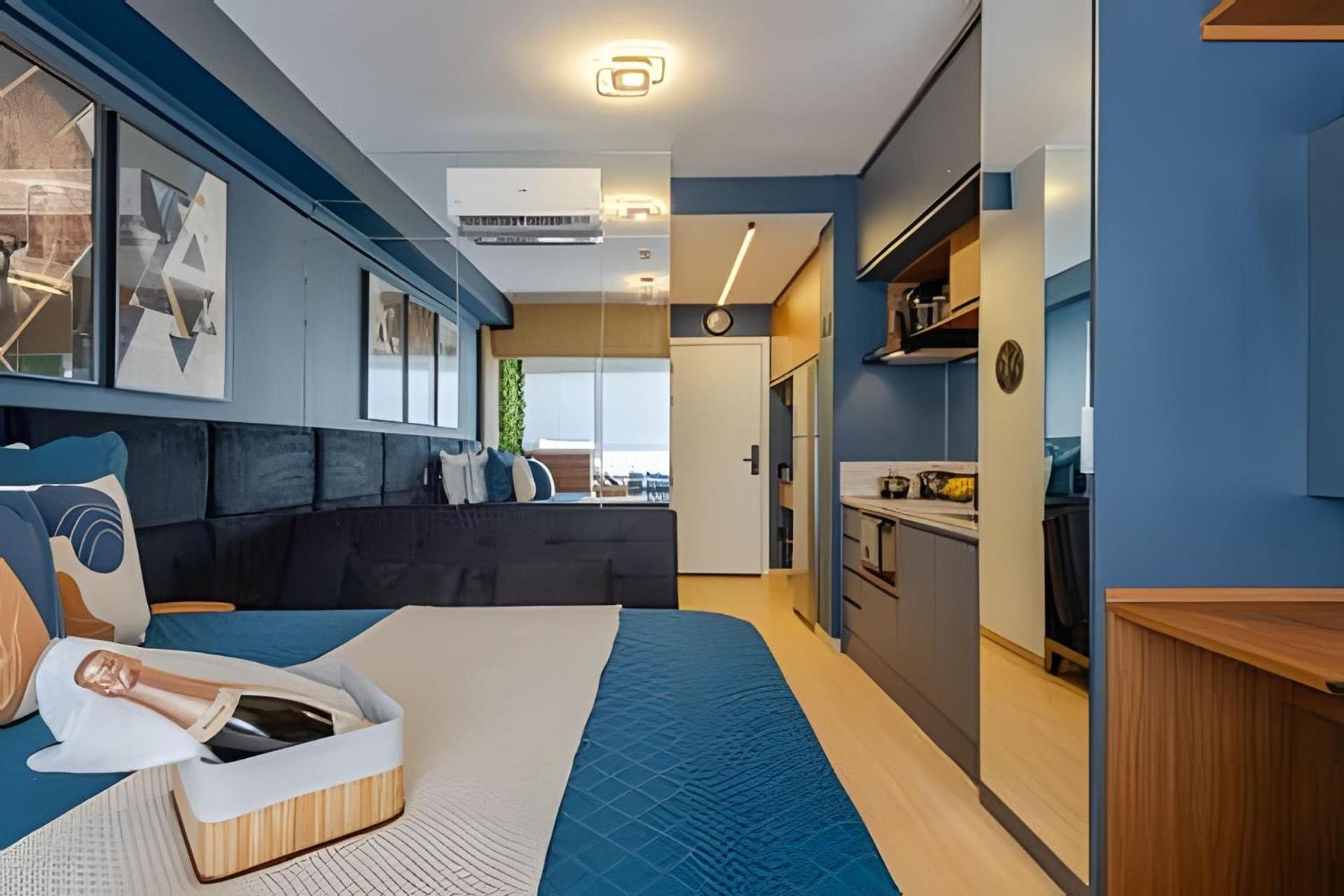 Pinheiros I Faria Lima, Apto Studio, 50m Metro, Piscina, Wi-fi Sao Paulo