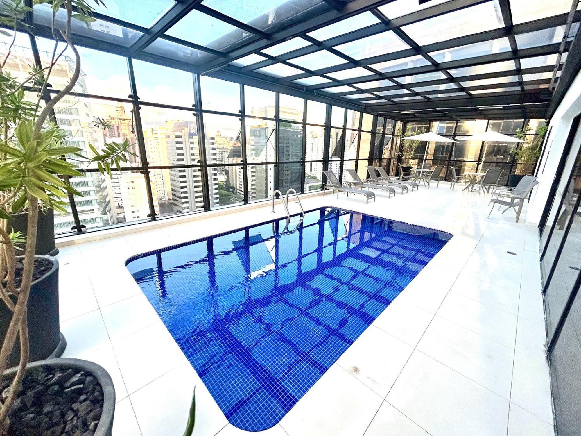 Flat Address Faria Lima Itaim! Vaga Ar Piscina Academia *