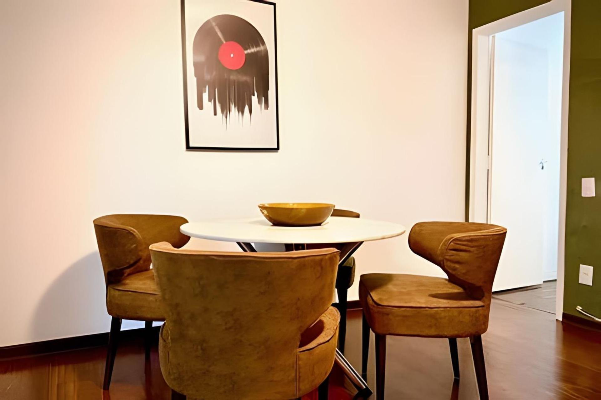 Apartment Jardins White 2 Dorm Ac Wifi Vaga Metro