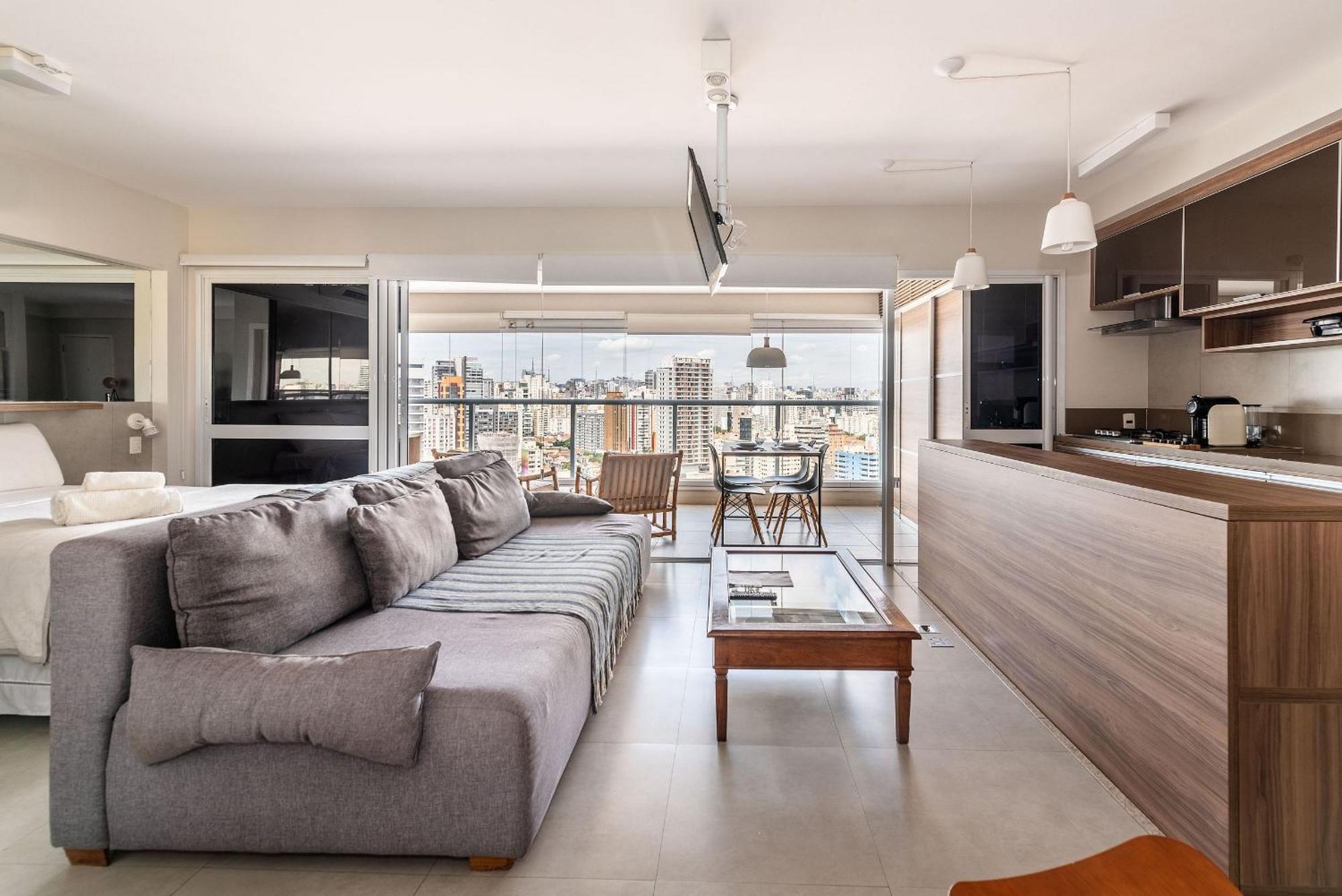 Loft Sofisticado Com Vista Incrivel - Dna256 Nhà nghỉ São Paulo