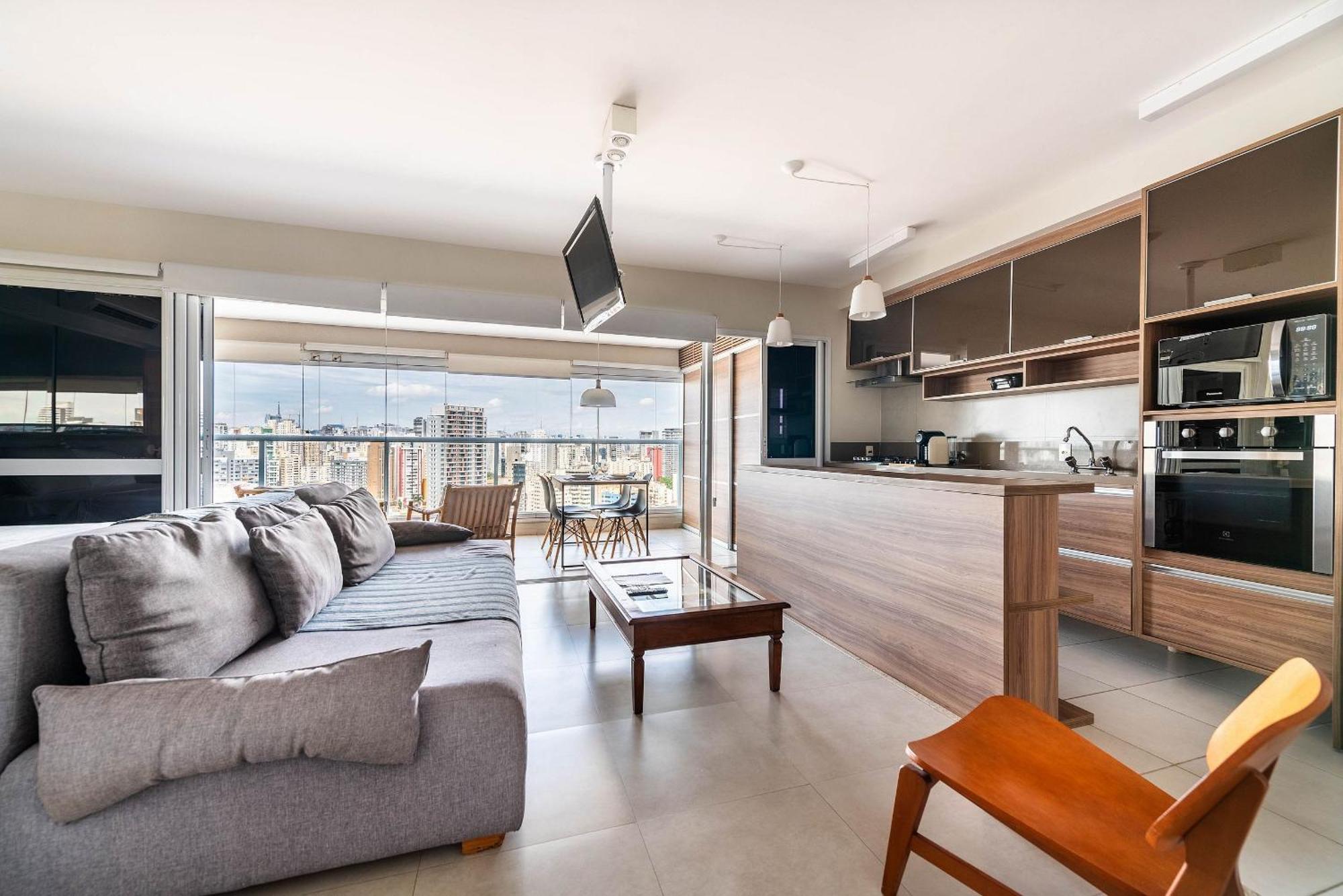 Loft Sofisticado Com Vista Incrivel - Dna256 Nhà nghỉ São Paulo