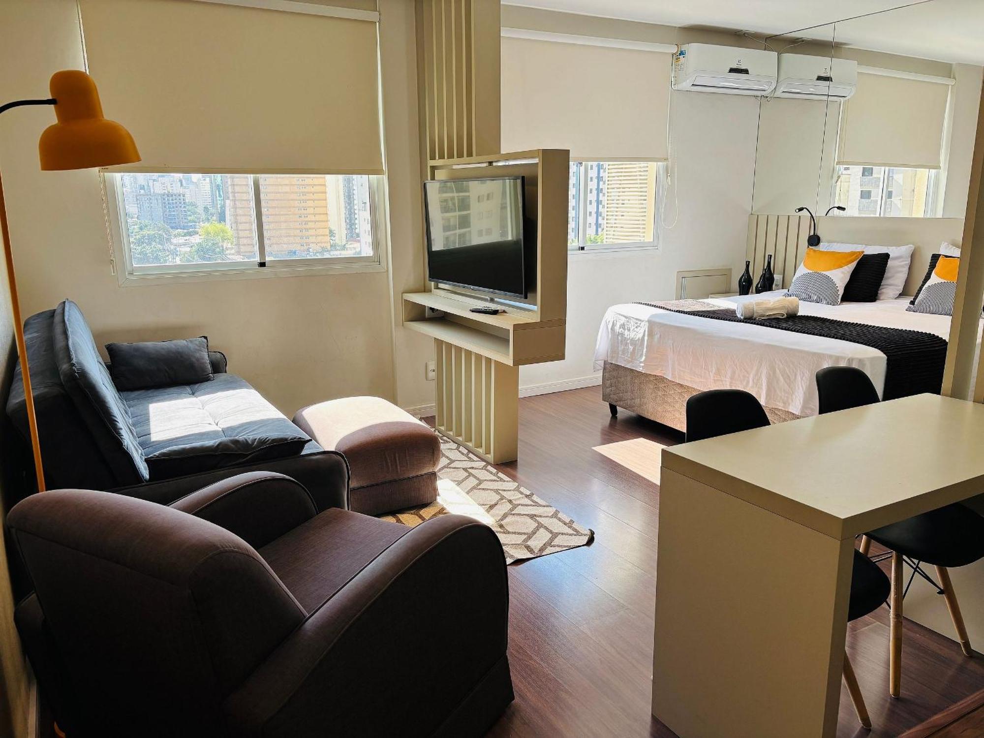 Morada Executive Olimpia Ii - Flat Em Moderno Em Bairro Nobre Hotel Sao Paulo