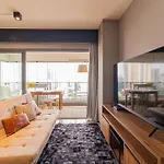 Nude Stay Habitarte Brooklin - Varandao Com Vista Incrivel - Piscina Sauna E Academia - Ate 3 Pessoas