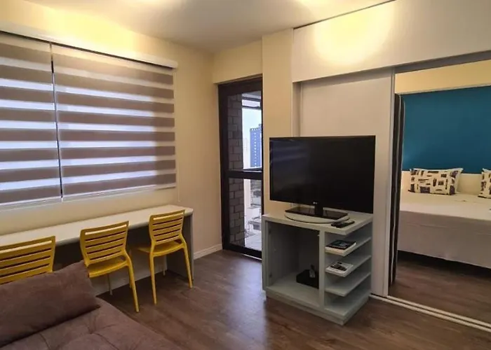 Flat Qi Intelligent Ibirapuera C/ Garagem Uh2212