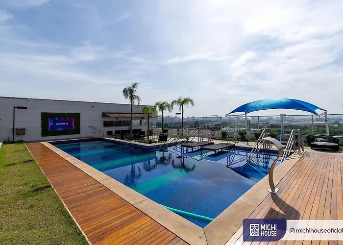 Studio Expocn - Anhembi Metro Tiete - Piscina 24 Horas