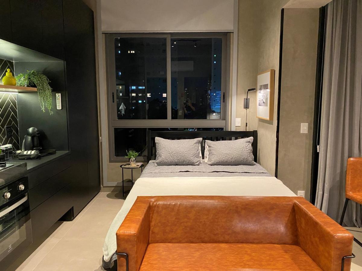 Cama Queen- Loft Super Moderno Na Olimpia Sao Paulo