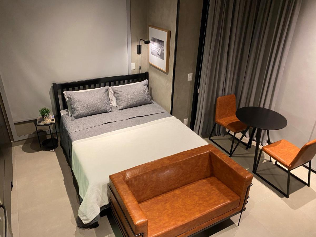 Cama Queen- Loft Super Moderno Na Olimpia Apartment Sao Paulo