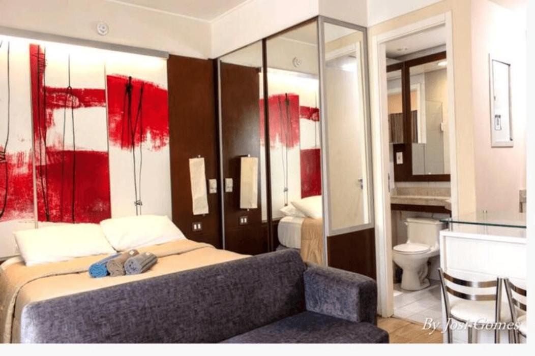 Flat Em Moema Na Avenida Ibirapuera Com Cozinha, Estacionamento, Piscina E Servicos Apartment