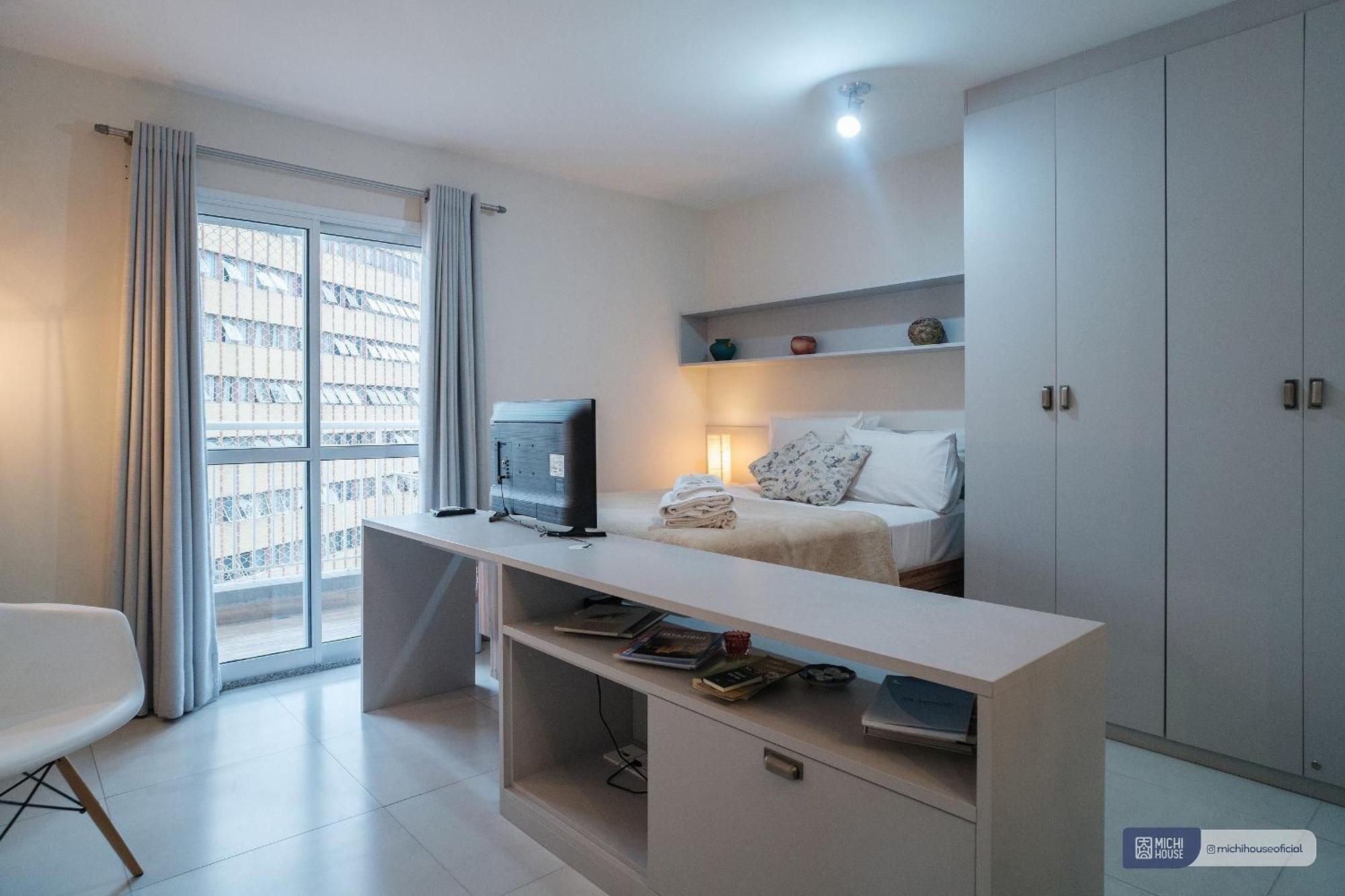 Apartemen Maravilhoso Studio Metro Republica/lg Arouch Ac/wf *