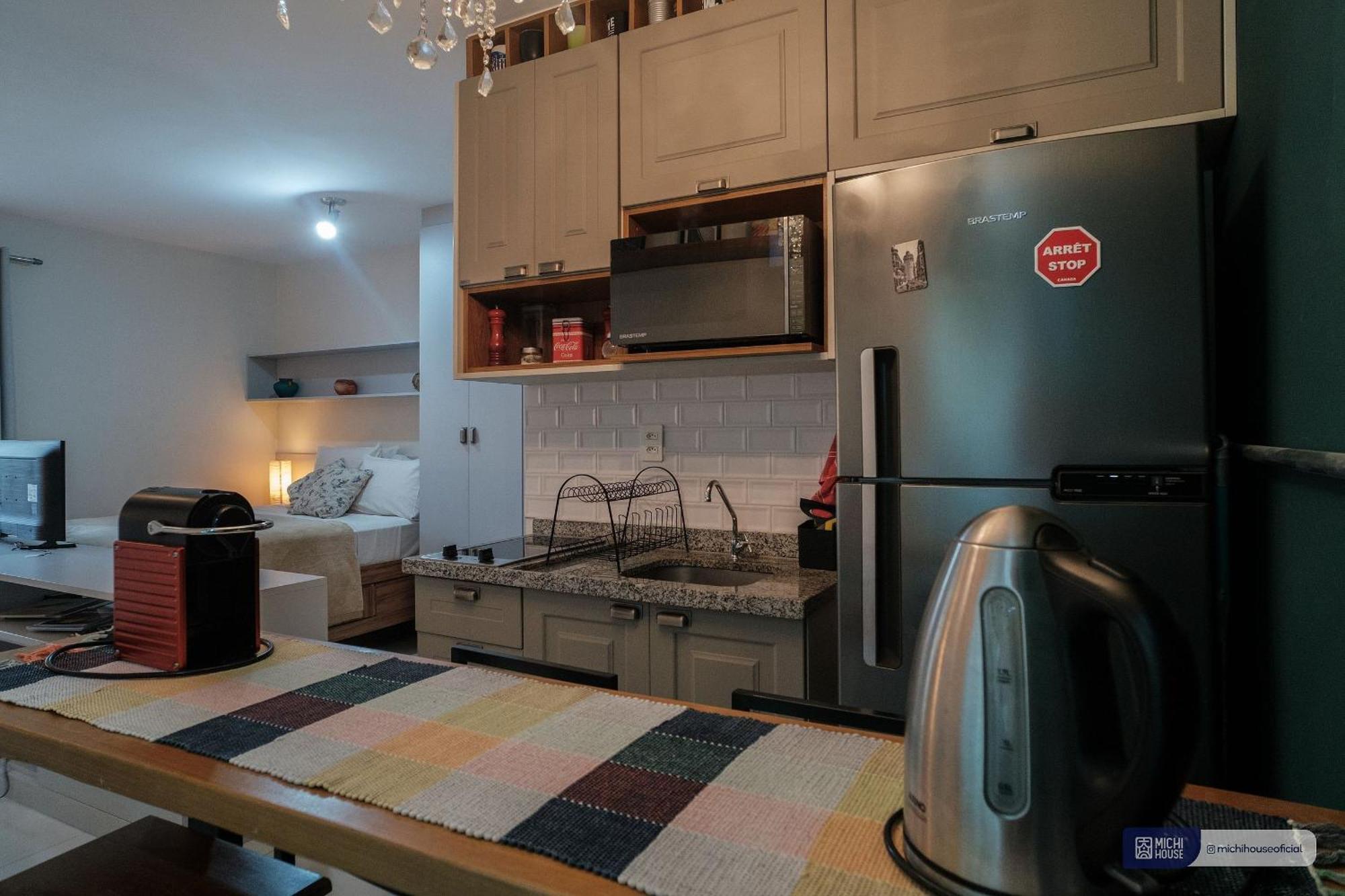 Apartemen Maravilhoso Studio Metro Republica/lg Arouch Ac/wf