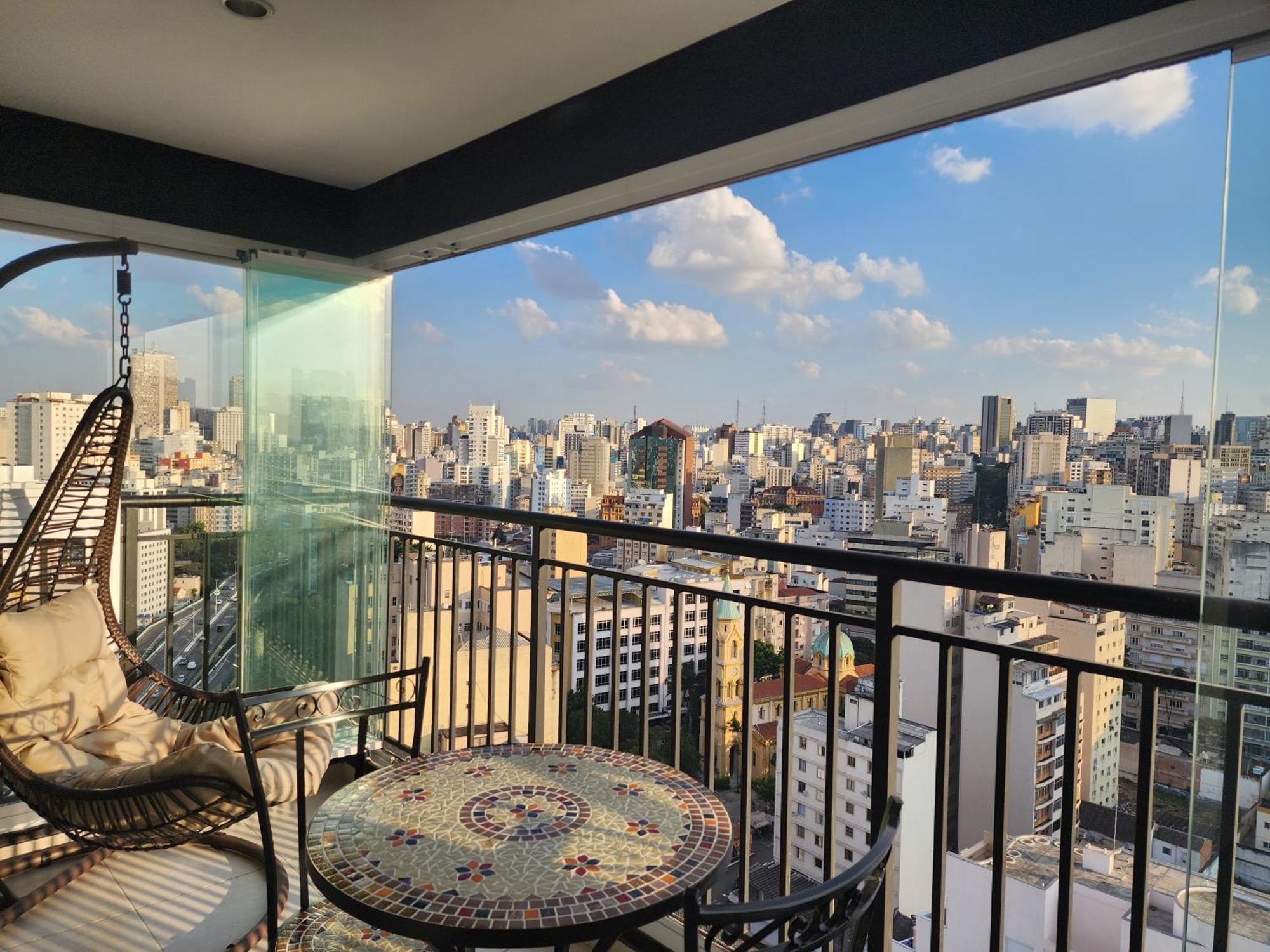 Flat Com Vista Incrivel Em De Luxo Apartamento