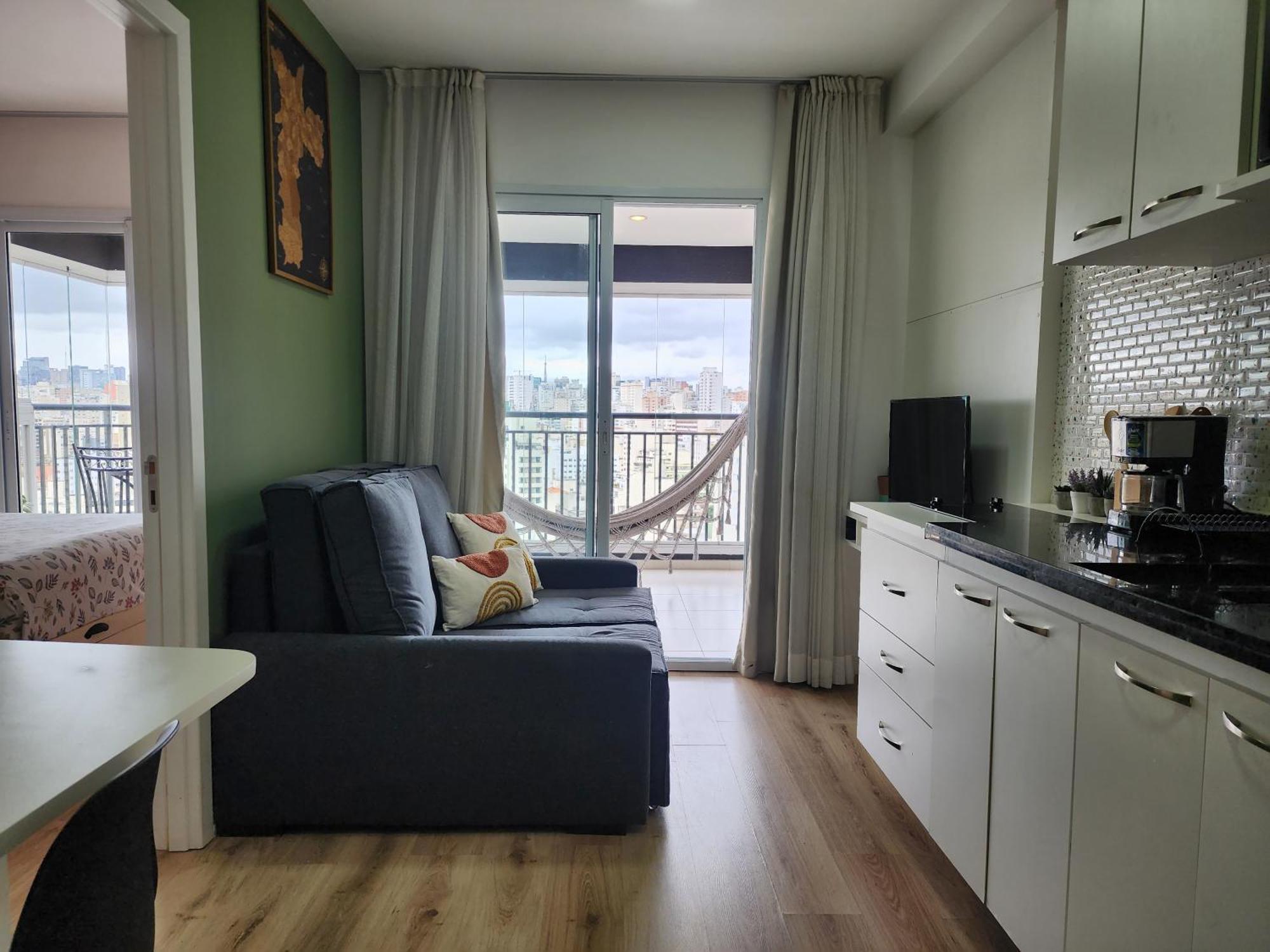 Flat Com Vista Incrivel Em De Luxo Apartamento *