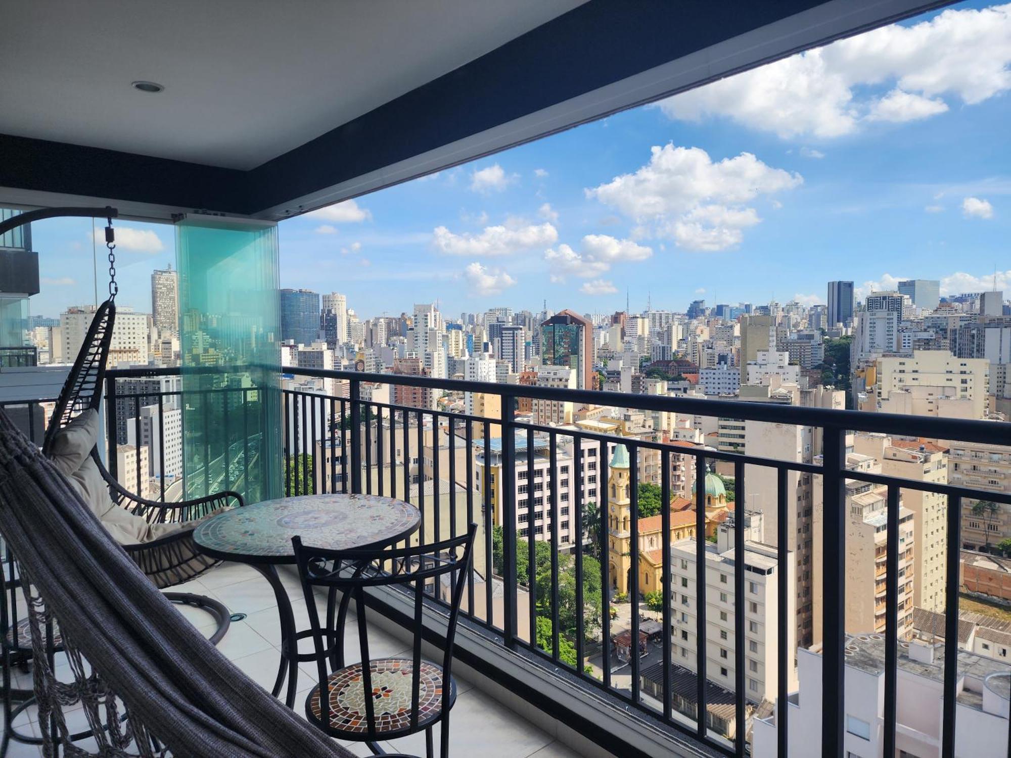 Flat Com Vista Incrivel Em De Luxo * São Paulo