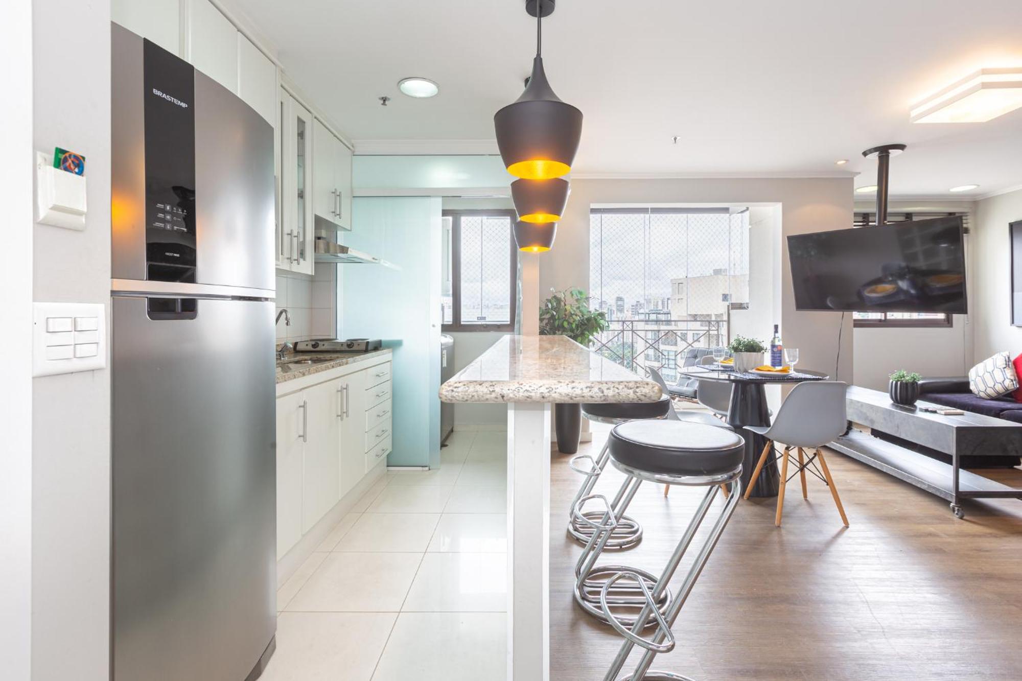 Apartment Easy Star - Lindo Flat Na Olimpia - Yw01g Sao Paulo