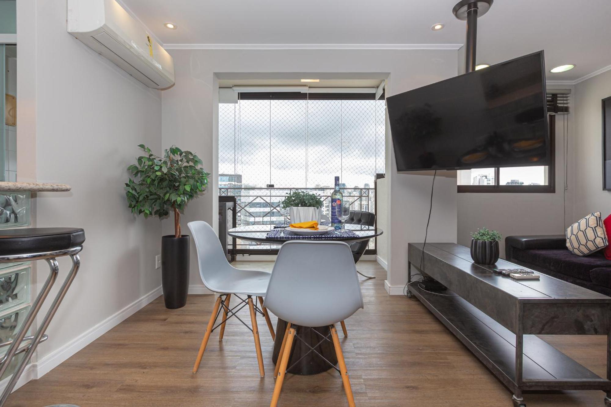 Apartment Easy Star - Lindo Flat Na Olimpia - Yw01g