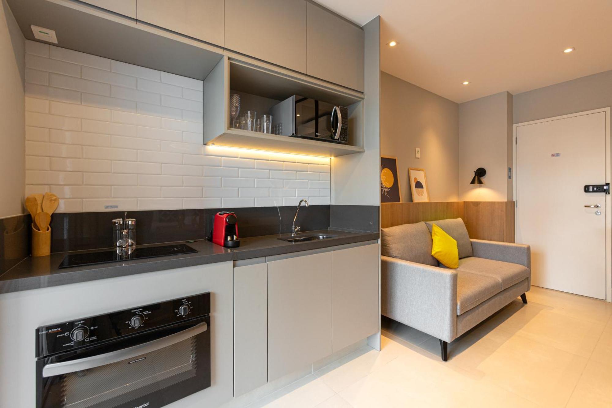 Apartment Easy Star - Lindo Lado Faria Lima - Qf01h *