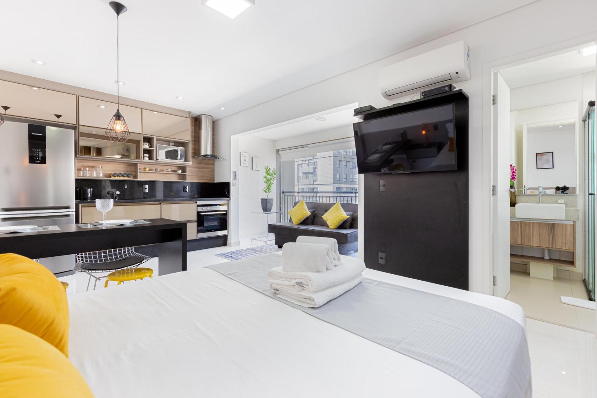 Apartemen Easy Star - Amplo E Confortavel No Campo Belo - Np01g Sao Paulo