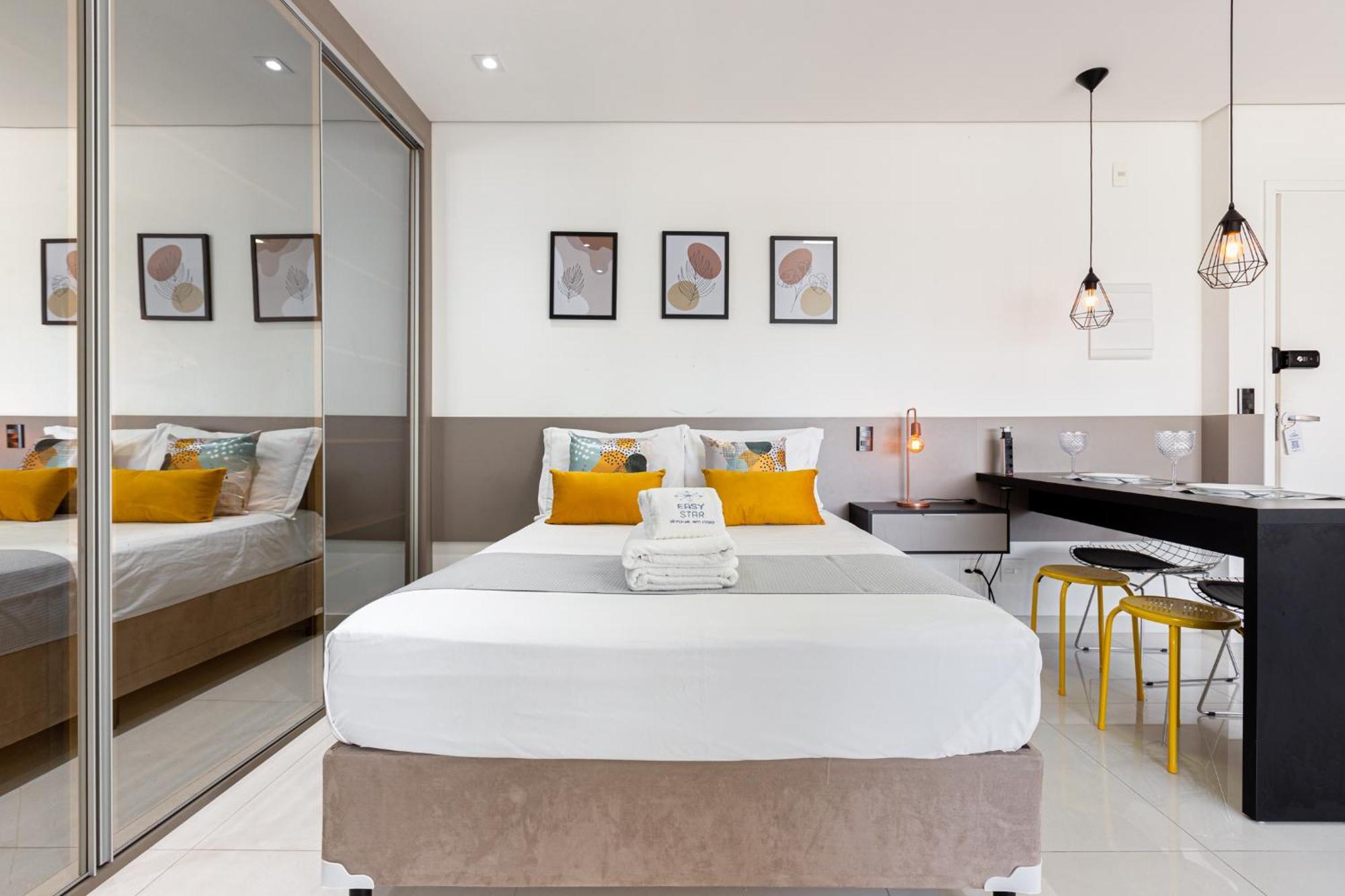 Apartemen Easy Star - Amplo E Confortavel No Campo Belo - Np01g *