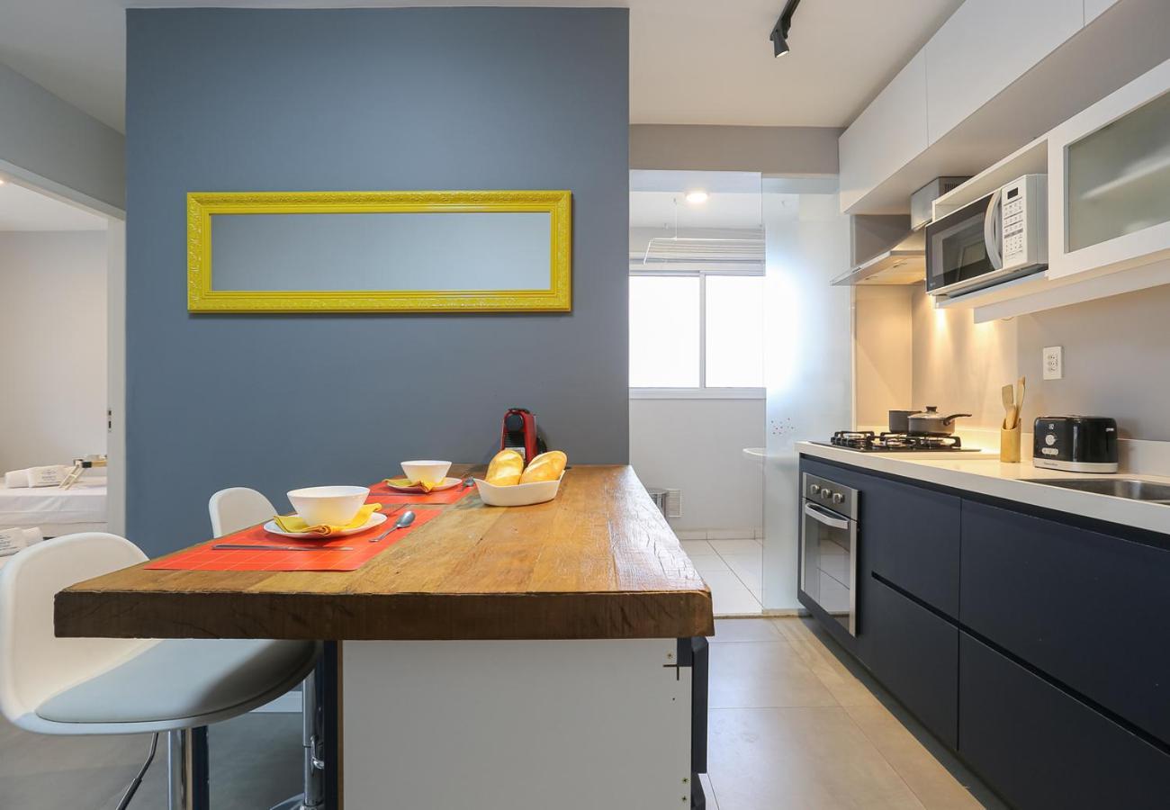 Apartment Easy Star - Com 2 Quartos No Coracao Do Campo Belo - Gm01h *