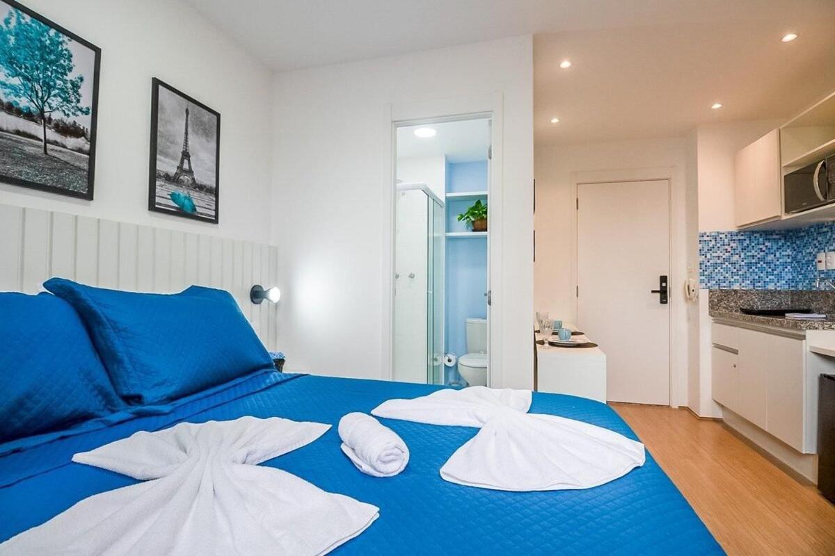 Santorini No Bras Com Piscina/metro Bras Apartemen Sao Paulo