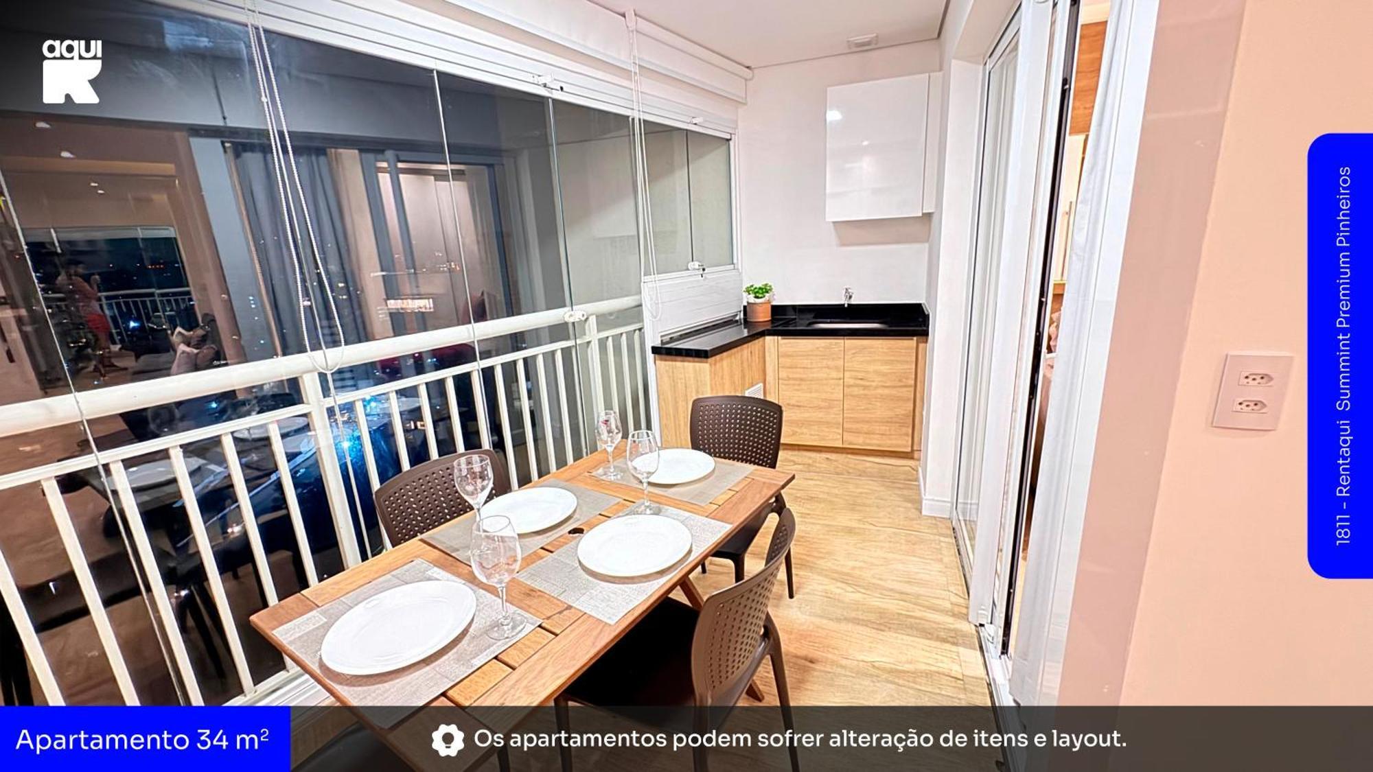 1811 - Rentaqui Summint Premium Pinheiros * Sao Paulo