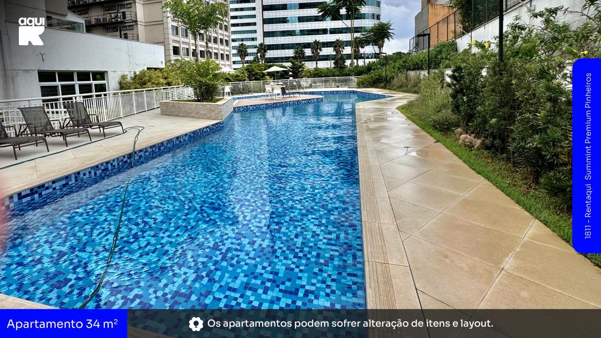 1811 - Rentaqui Summint Premium Pinheiros Apartment *