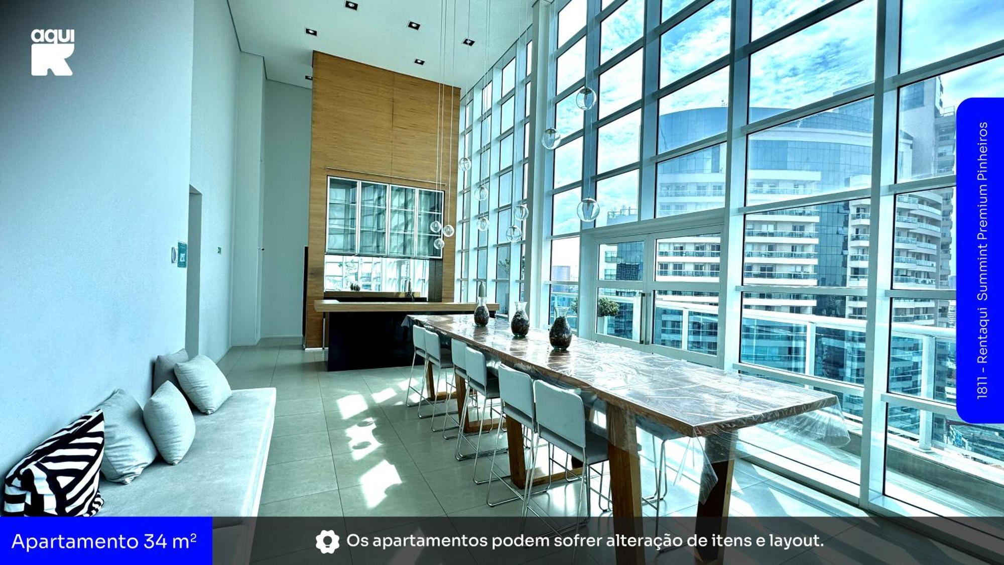 1811 - Rentaqui Summint Premium Pinheiros Apartment *