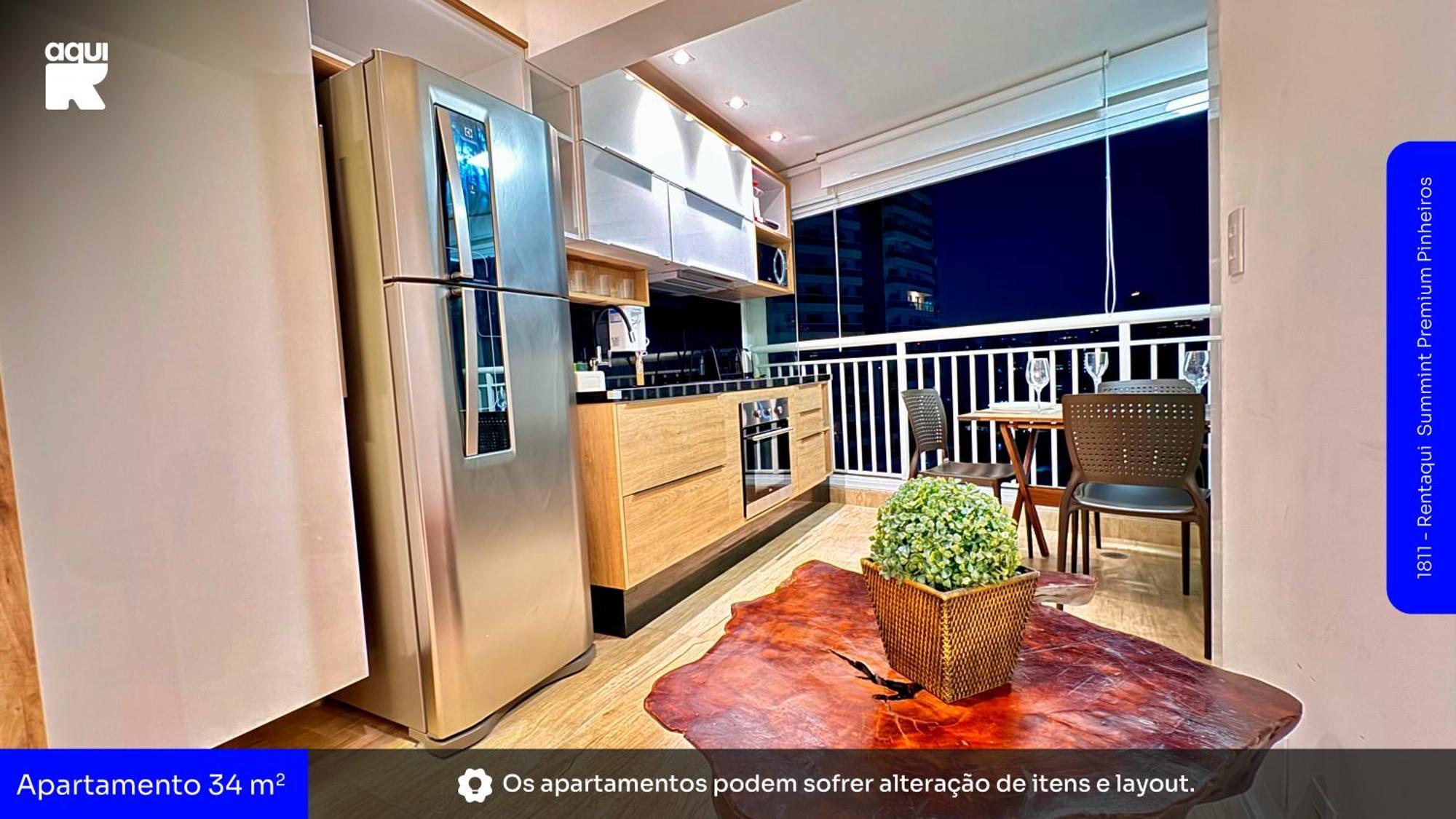 1811 - Rentaqui Summint Premium Pinheiros Apartment *