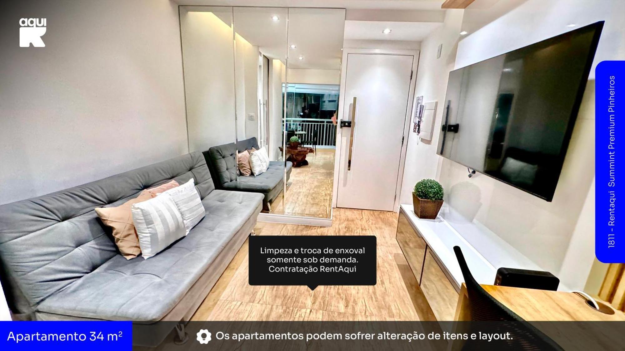 Apartment 1811 - Rentaqui Summint Premium Pinheiros