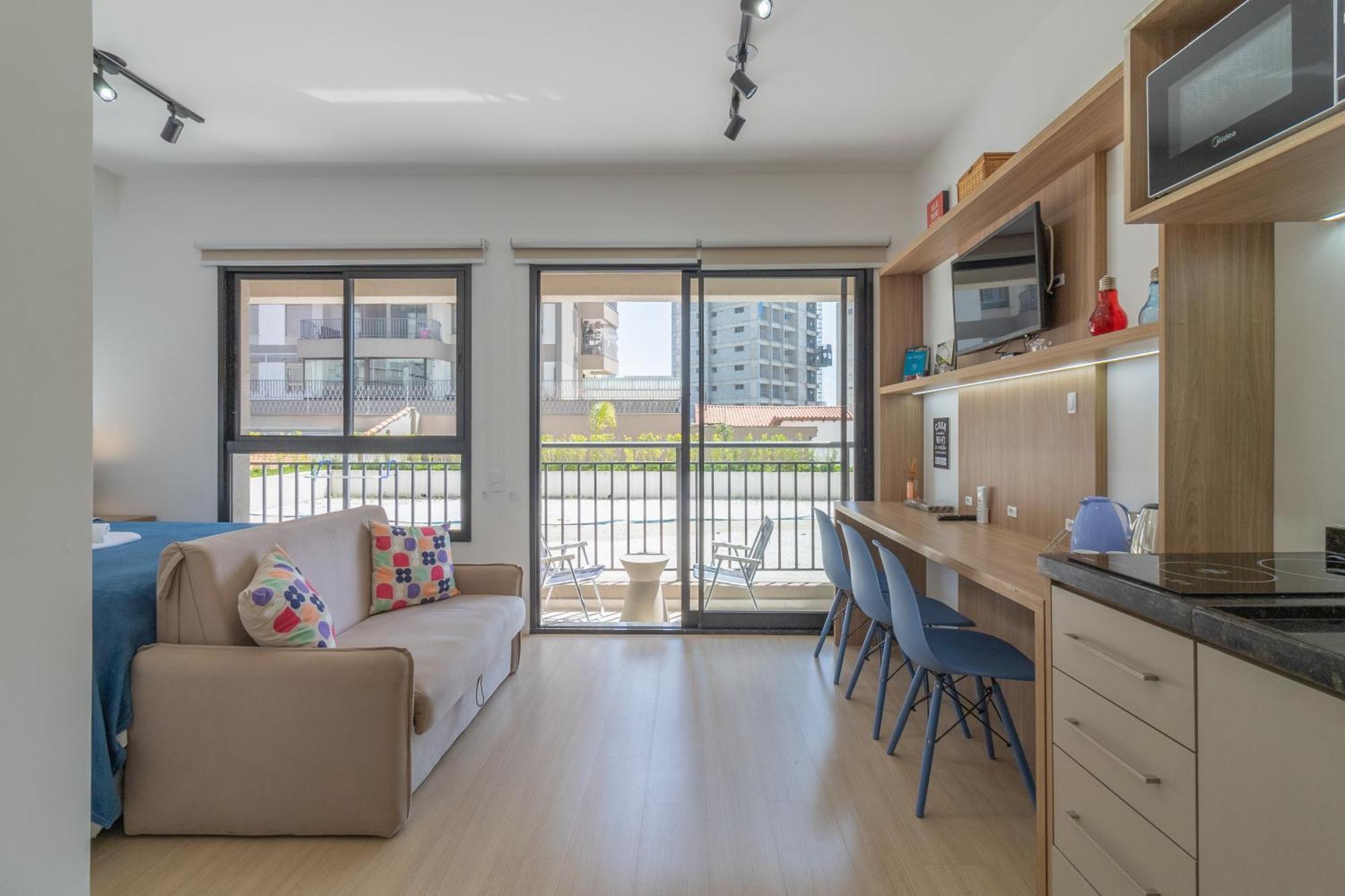 Apartment Studio Completo A 3 Min Do Metro Vila Madalena São Paulo