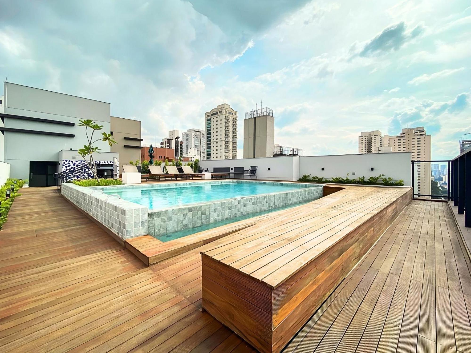 Apartment Amplo Com A/c E Piscina No Terraco Sao Paulo