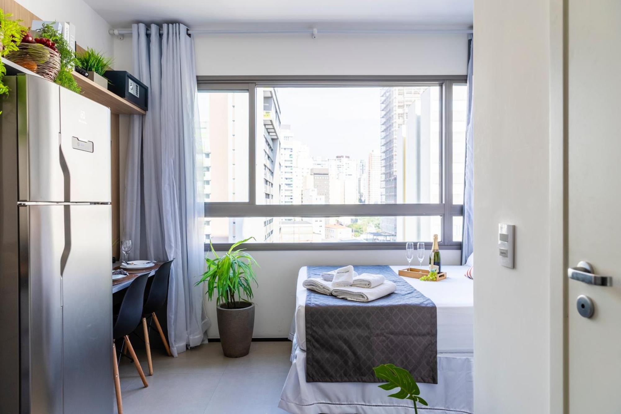 Apartemen Estudios Ao Lado Do Allianz Park, Piscina, Vaga *