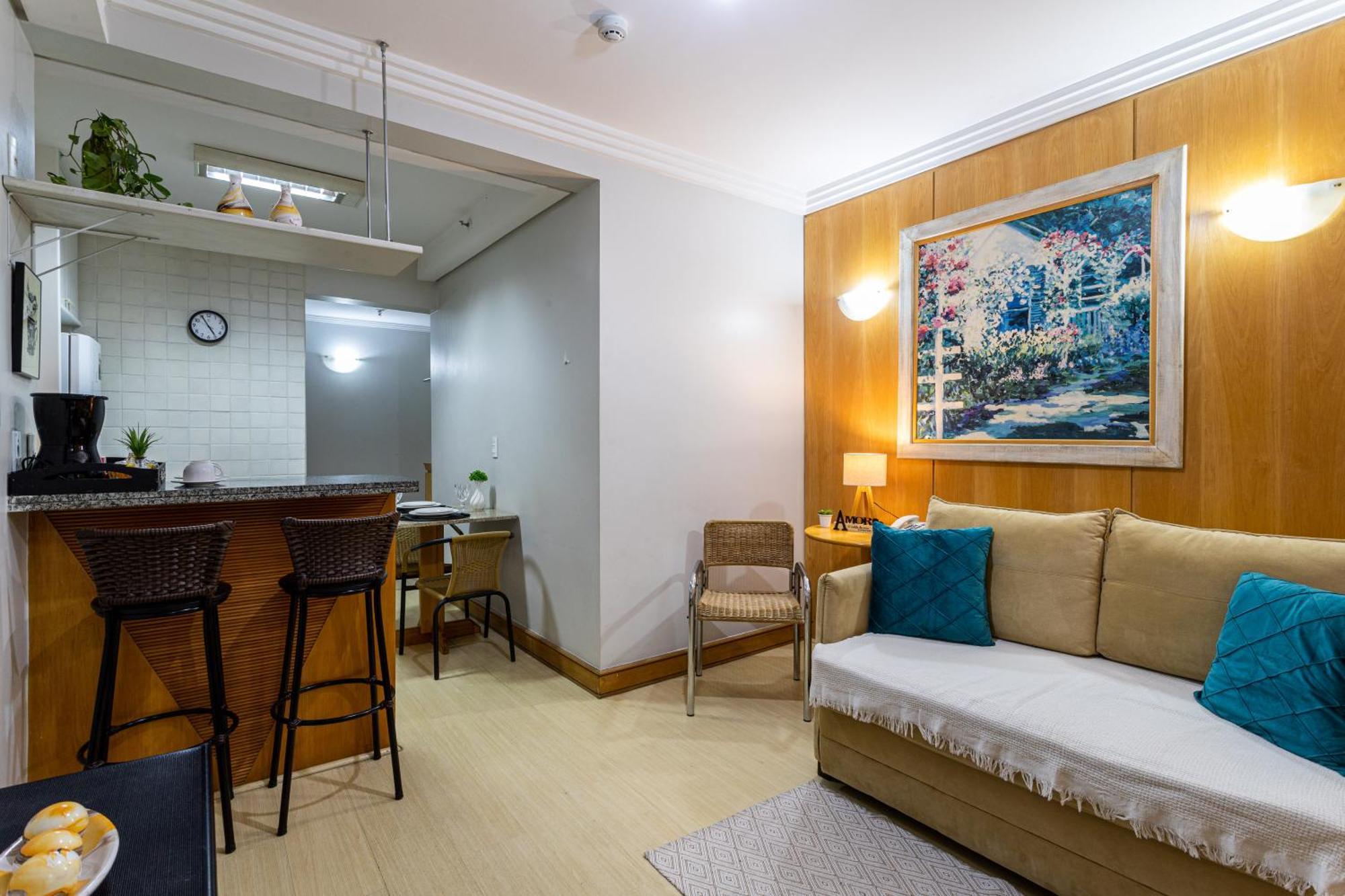 Apartamento Super Comfort Flats L - Allianz Parque - Com Estacionamento *