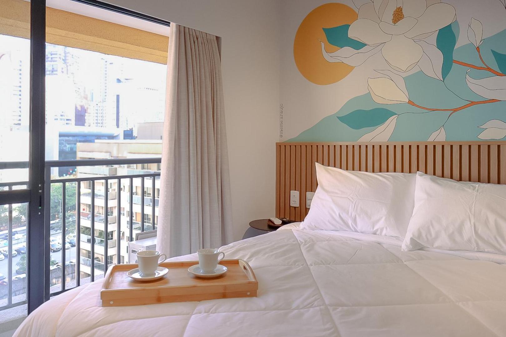 Apartamento Floral Bela Vista - Novissimo E Completo!