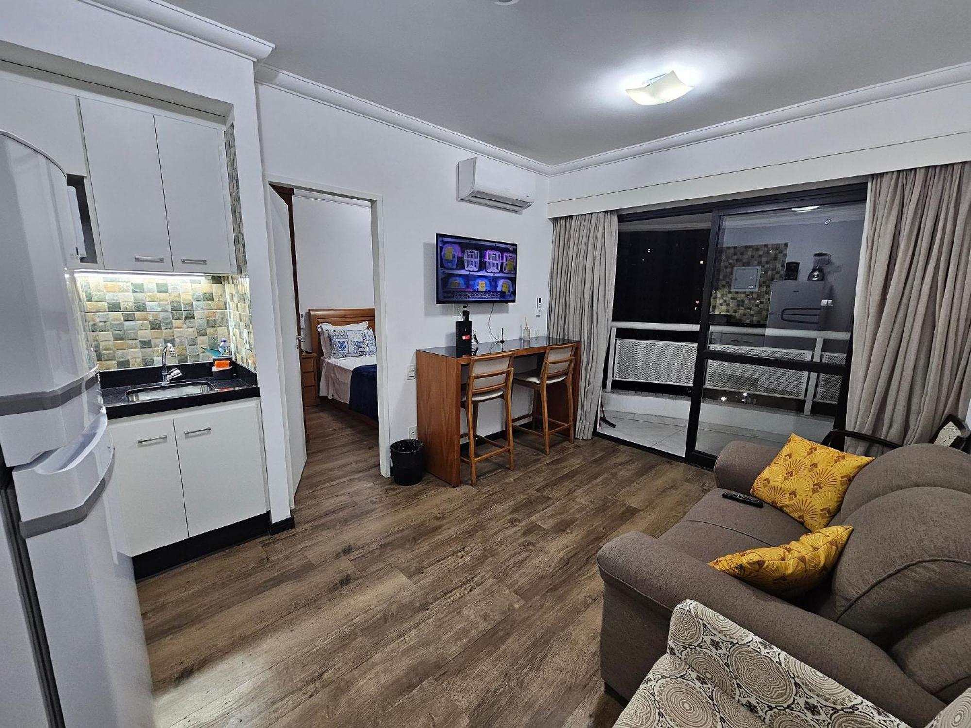 Flat The Palace Com Sala E Cozinha Apartamento *