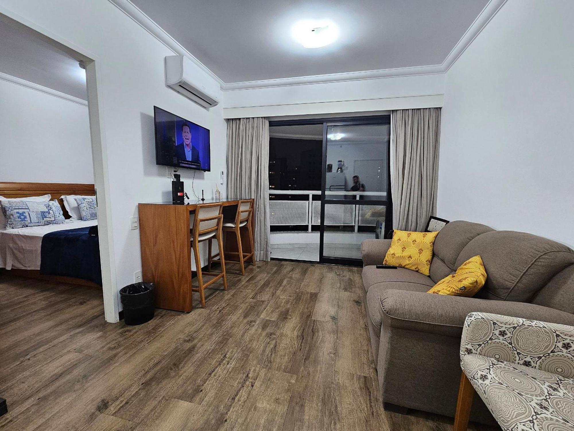Flat The Palace Com Sala E Cozinha São Paulo