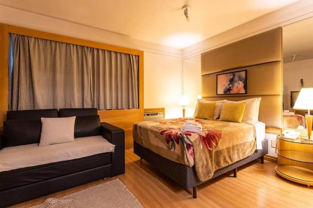 Apartamento Flat In Transamerica Bela Cintra Com Estacionamento *