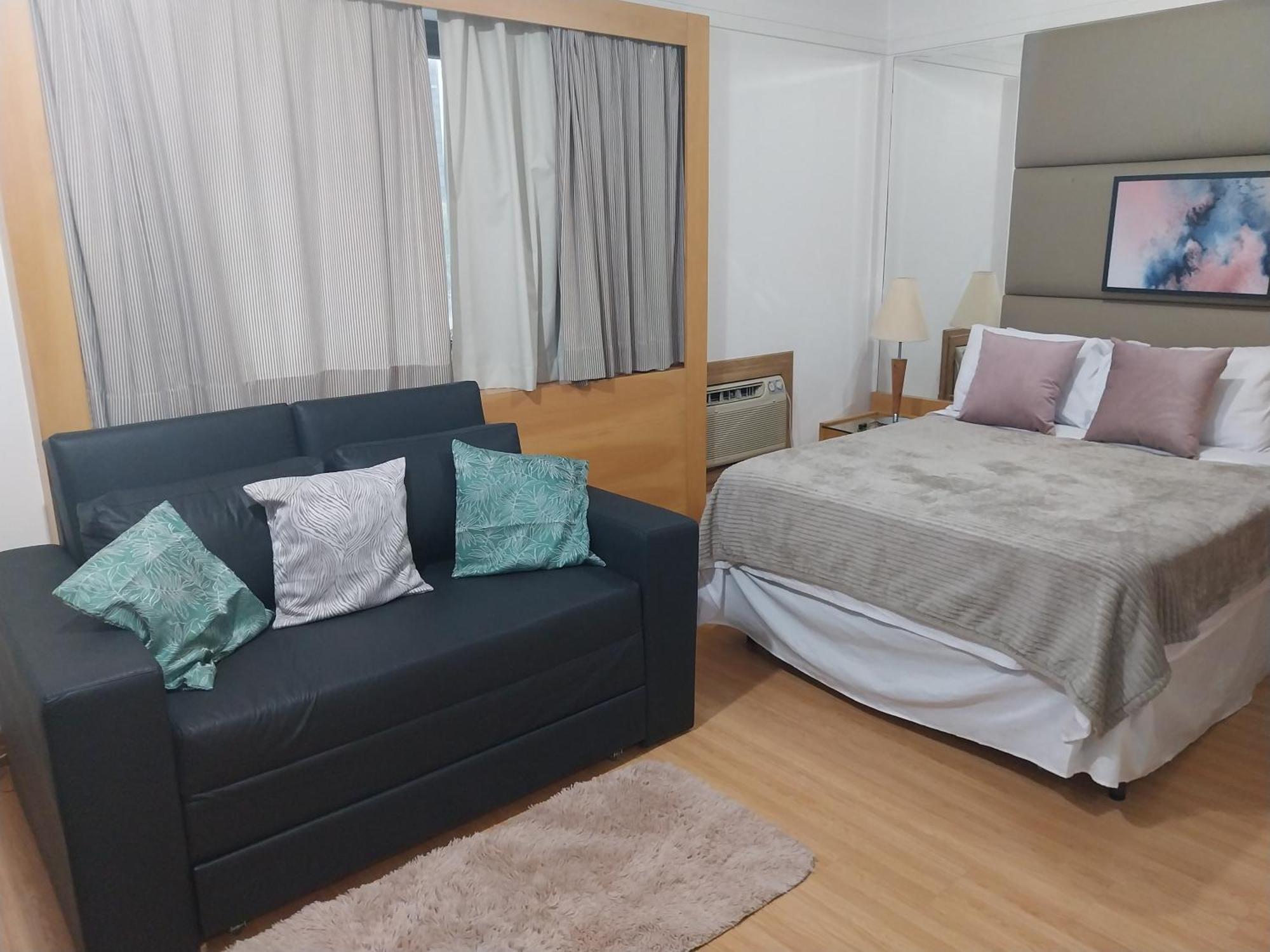 Apartamento Flat In Transamerica Bela Cintra Com Estacionamento