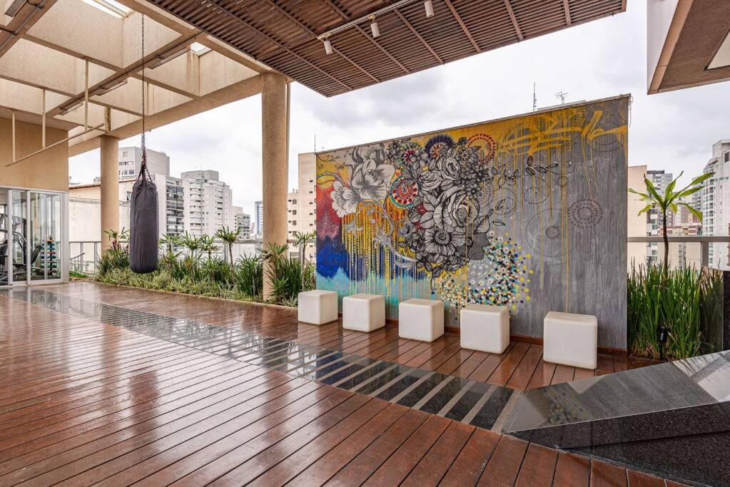 Lindo Apto Studio Na R Augusta Para 3 Pessoas, Com Estacionamento! * Sao Paulo
