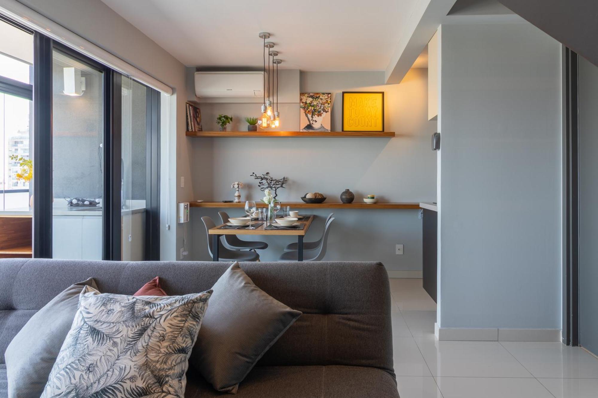Apartment Duplex Excepcional No Campo Belo: Luxo Em 60m² Sao Paulo