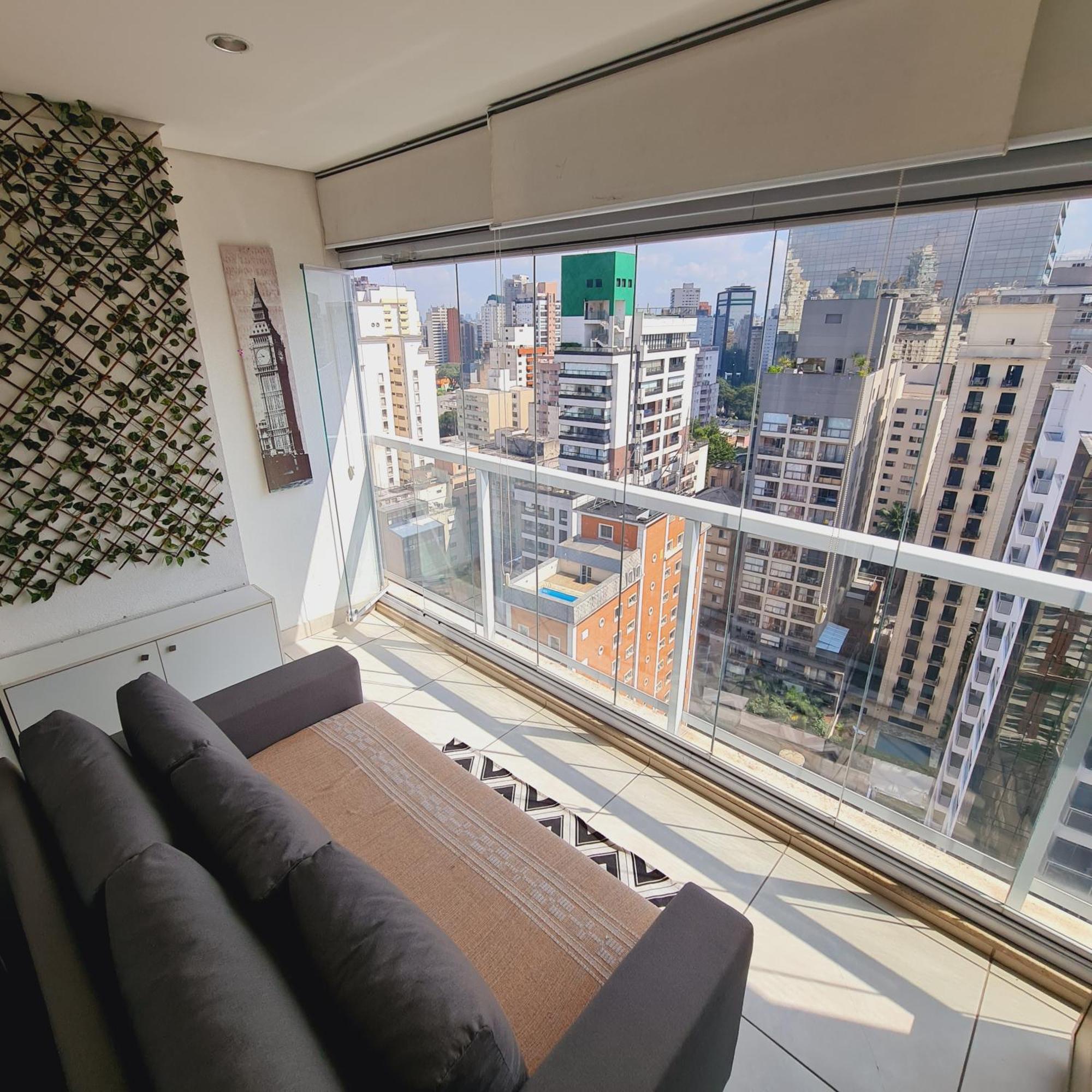 Apartment Studio Moderno & Rooftop Incrivel Augusta