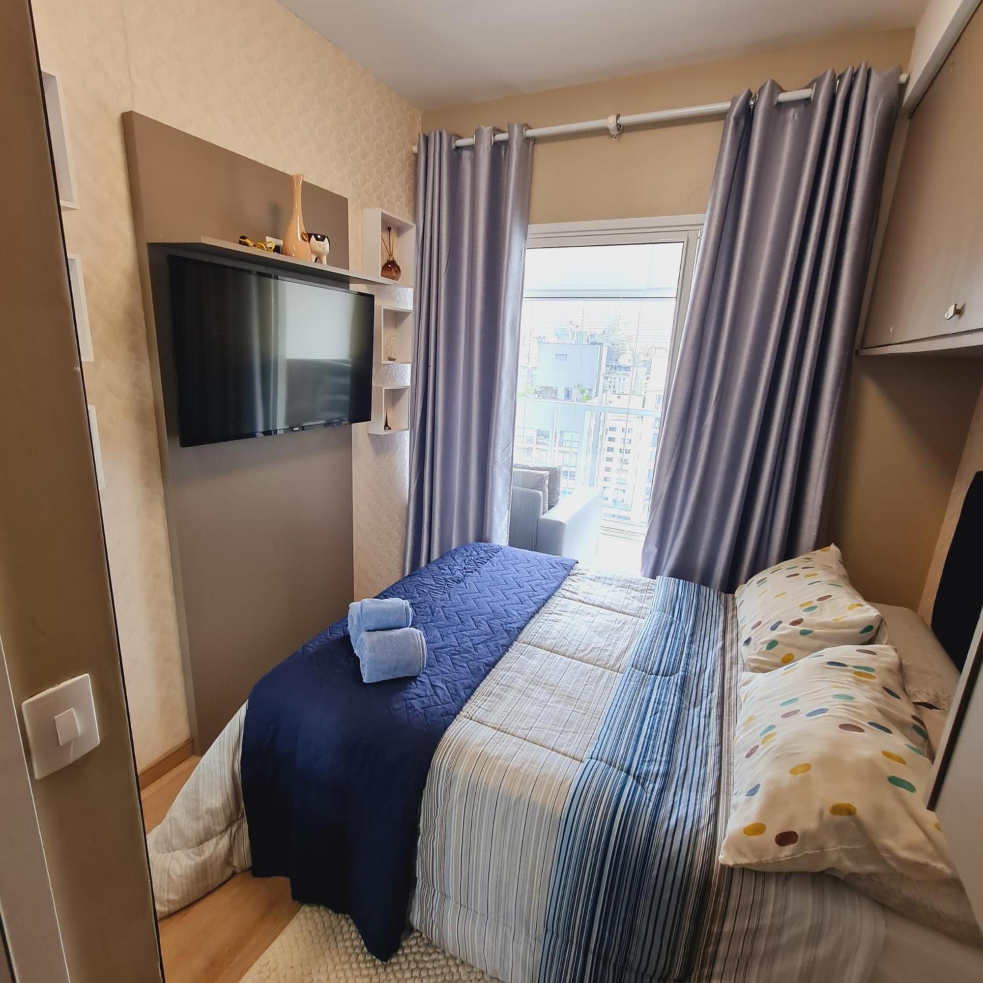Apartment Studio Moderno & Rooftop Incrivel Augusta