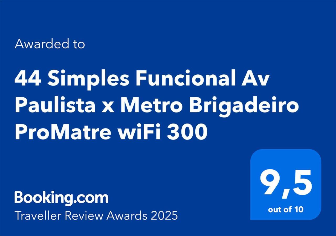 44 Simples Funcional Av Paulista X Metro Brigadeiro Promatre Wifi 300 * Sao Paulo