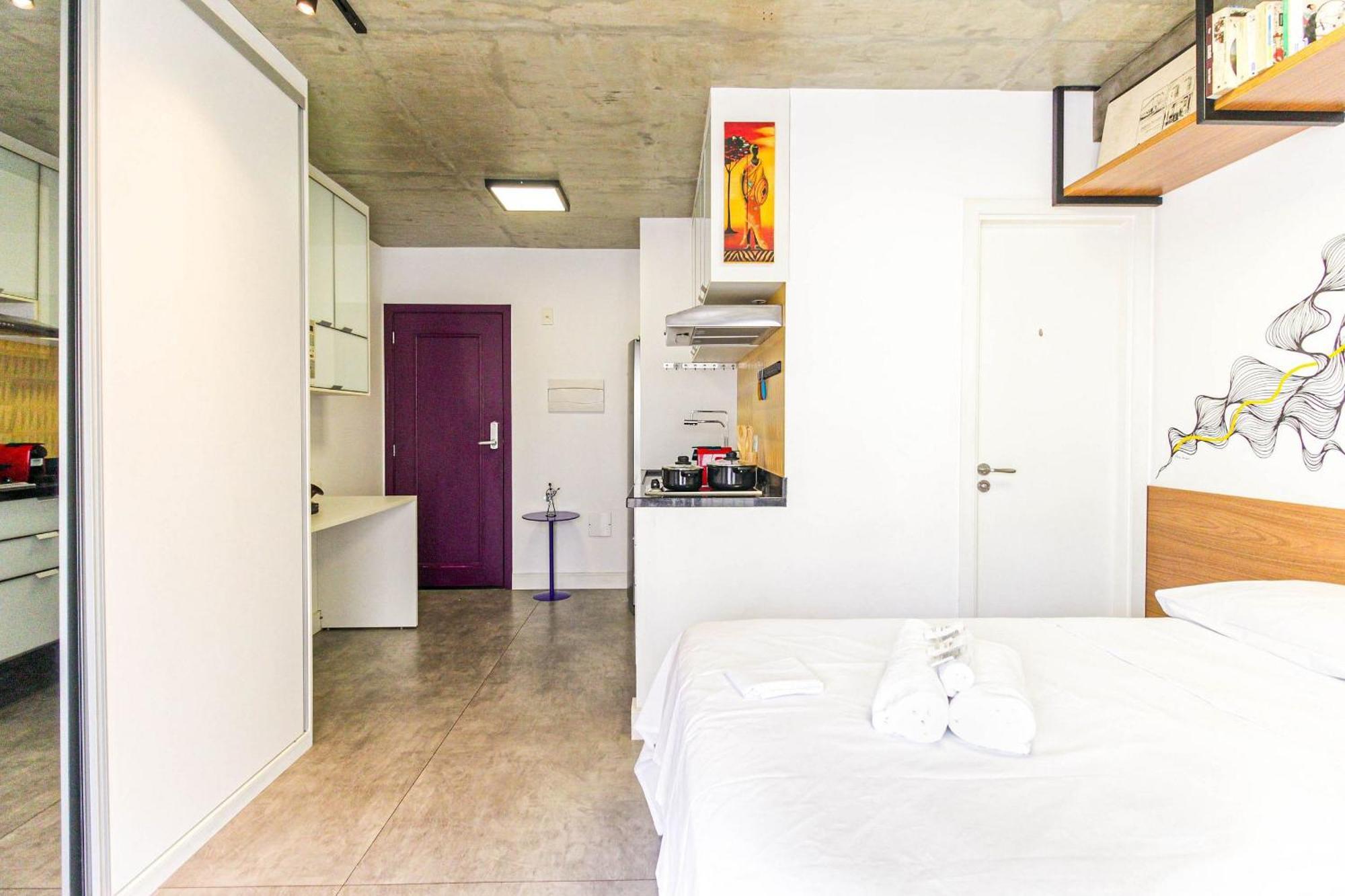 Bk407 - Aconchegante | Metro Republica Apartment Sao Paulo