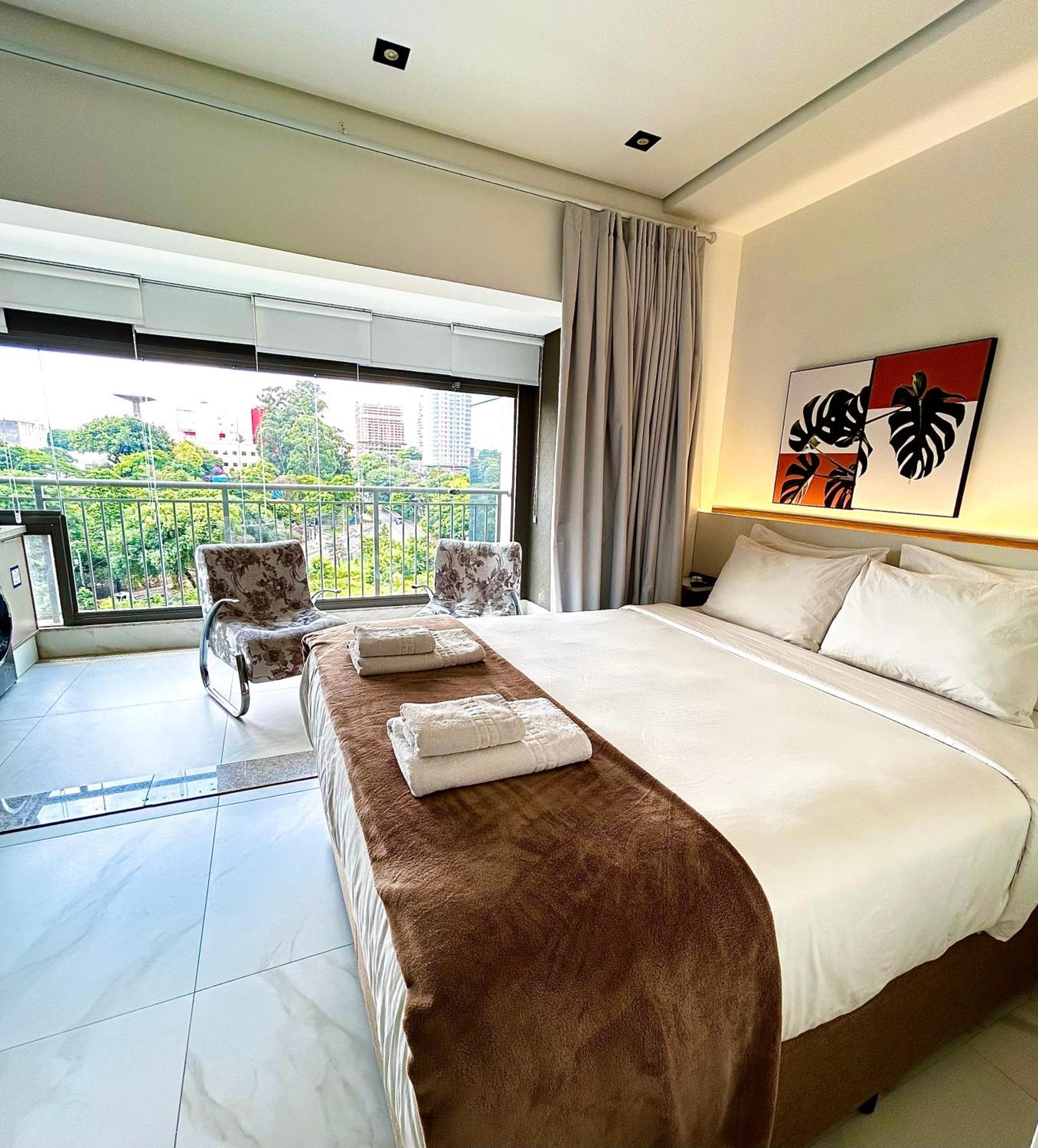 Apartment Em De Luxo-ar Condicinado-perto Do Aeroporto-parque Ibirapuera-metro-aacd-medplex-casv *