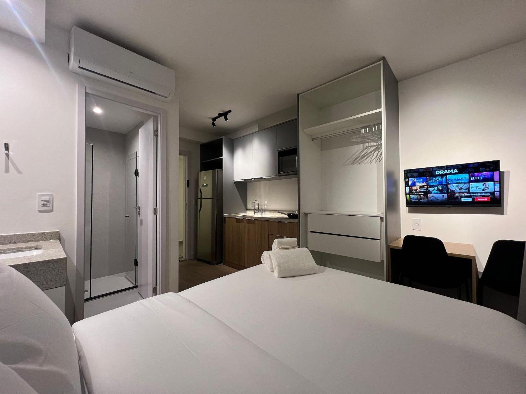 Maravilhoso Vl Mariana Wf/ac Metro Apartemen Sao Paulo