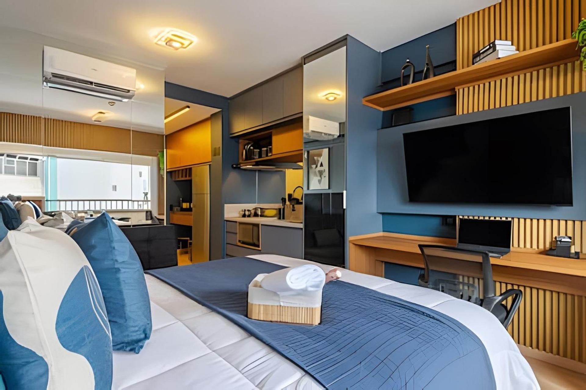 Căn hộ Pinheiros I Faria Lima, Apto Studio, 50m Metro, Piscina, Wi-fi São Paulo