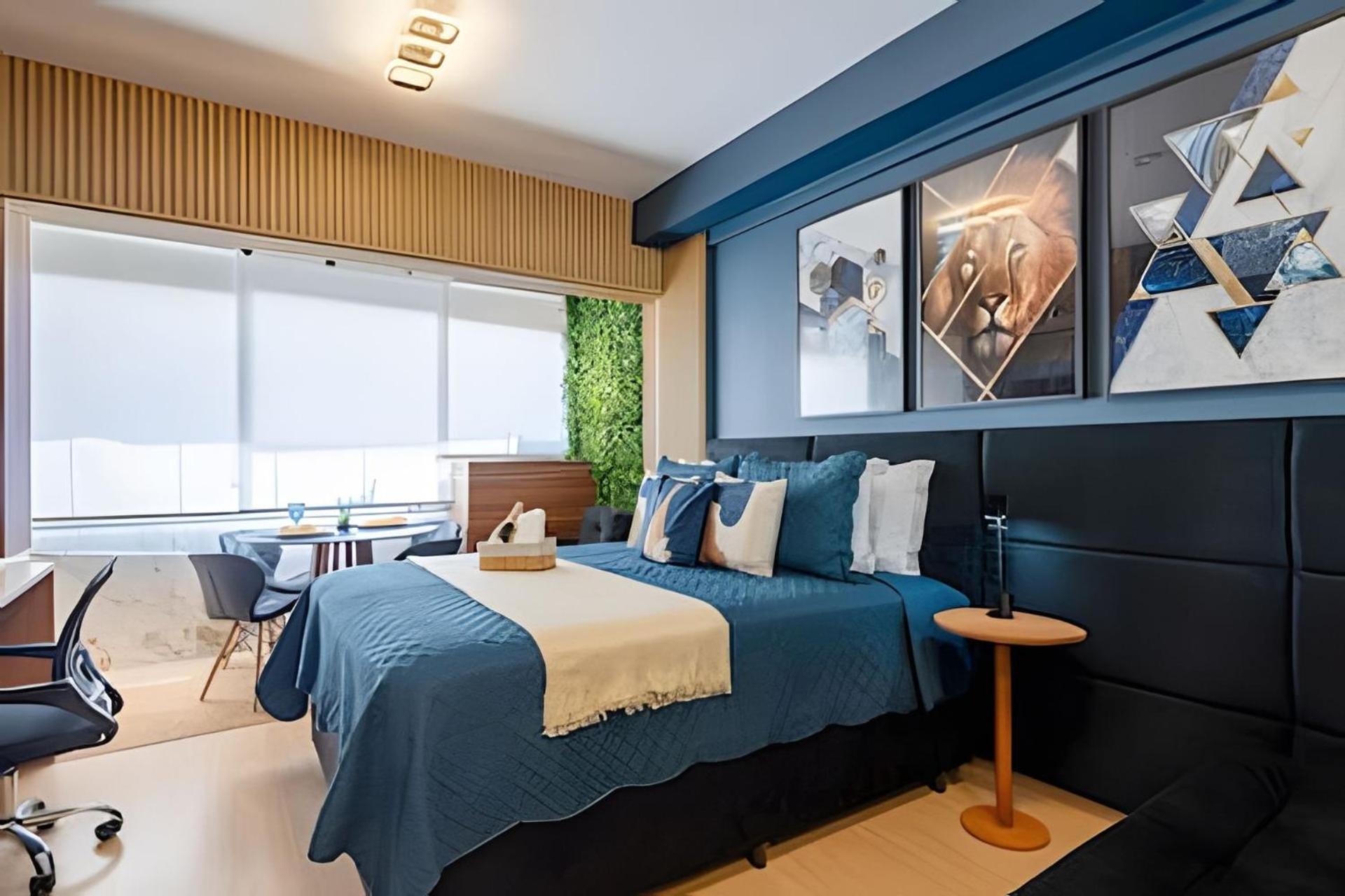 Pinheiros I Faria Lima, Apto Studio, 50m Metro, Piscina, Wi-fi Căn hộ São Paulo