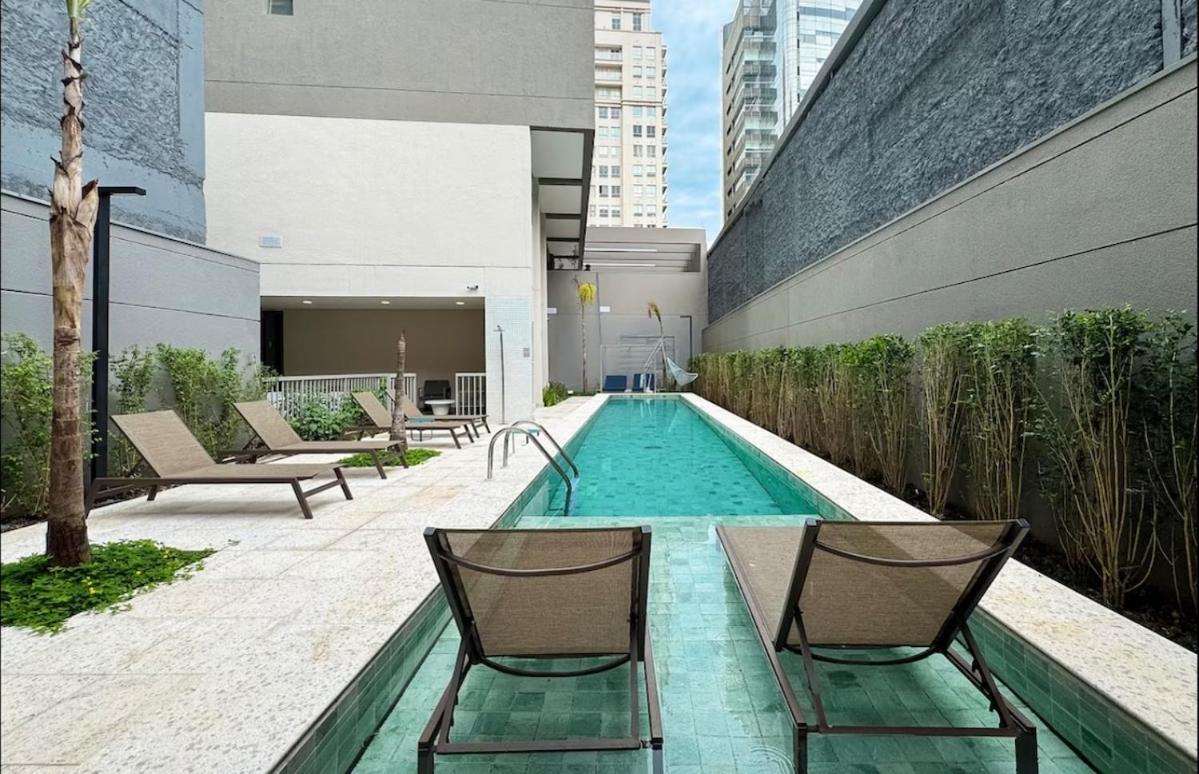 Căn hộ Pinheiros I Faria Lima, Apto Studio, 50m Metro, Piscina, Wi-fi
